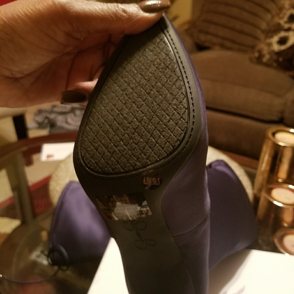 Jessica Simpson Sz 6.5 Over The Knee Satin Boots - Picture 3 of 8